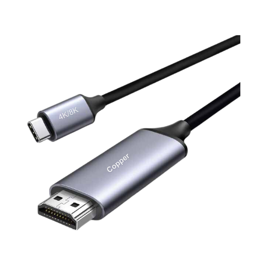 OPCSUN Conversion AV High Resolution Copper Cable Type C to HDMI 4K 18Gpbs 1m