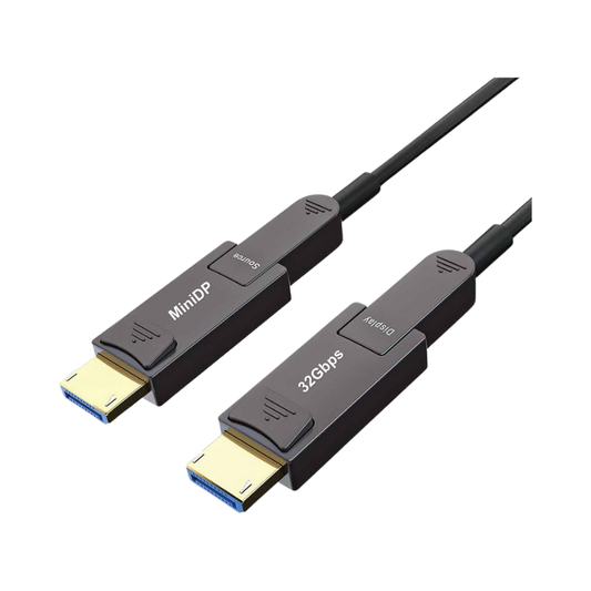 OPCSUN DP1.4 mini ハイブリッド AOC光ケーブル 8K 32Gpbs 5m