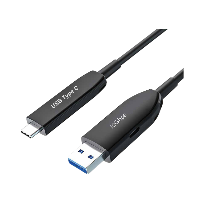 OPCSUN USB3.1 type A/C hybrid AOC optical cable 10Gbps 5m