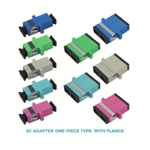 OPCSUN Integrated Fiber Optic Adapter with Flange