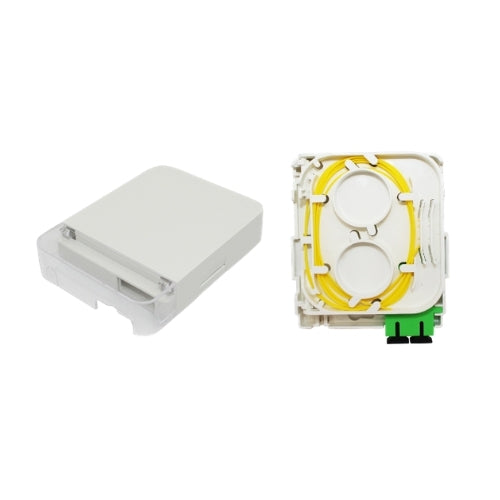 OPCSUN FTTH Fiber Optic Outlet SC/APC 1 Core