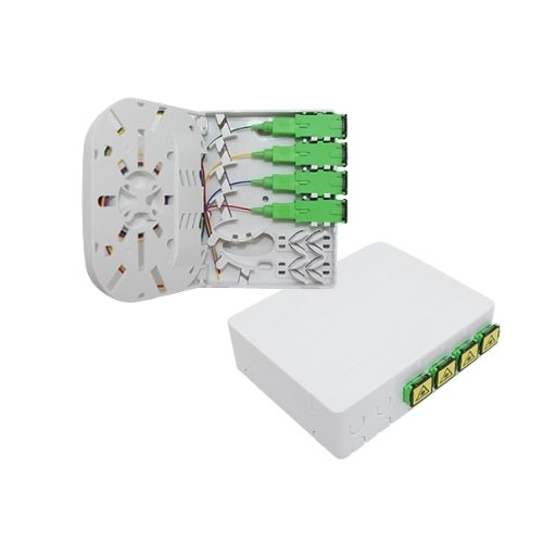 OPCSUN FTTH Fiber Optic Outlet SC/APC 1 Core